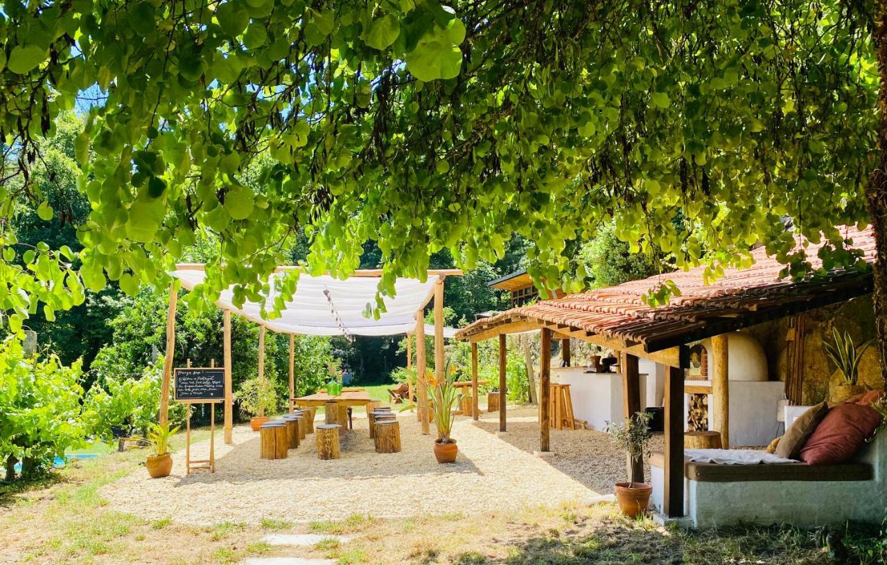 Land Of Deveza - Tiny Houses São Pedro do Sul Exteriör bild